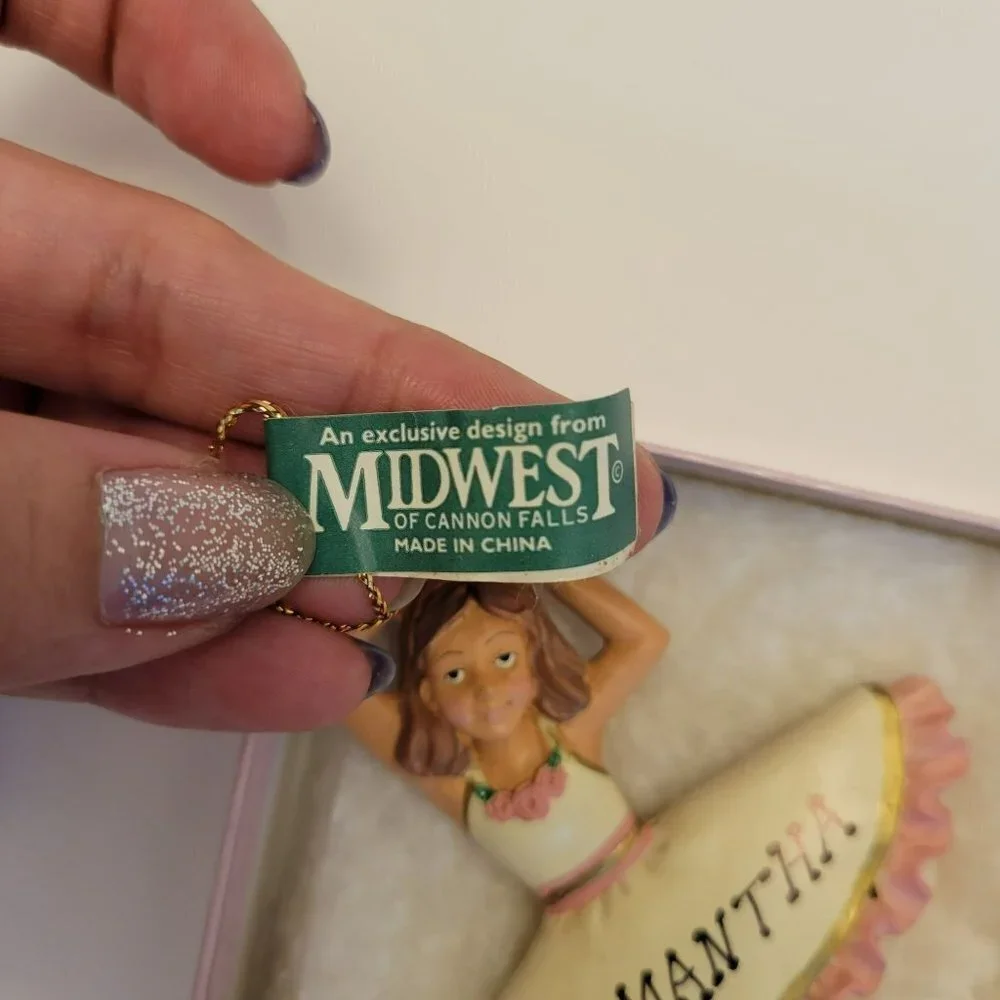 Midwest Customized Christmas Ornament Ballerina 